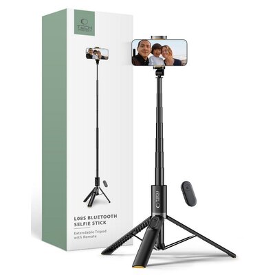 Selfie Stick / Tripod Bluetooth Tech-Protect L08S czarny