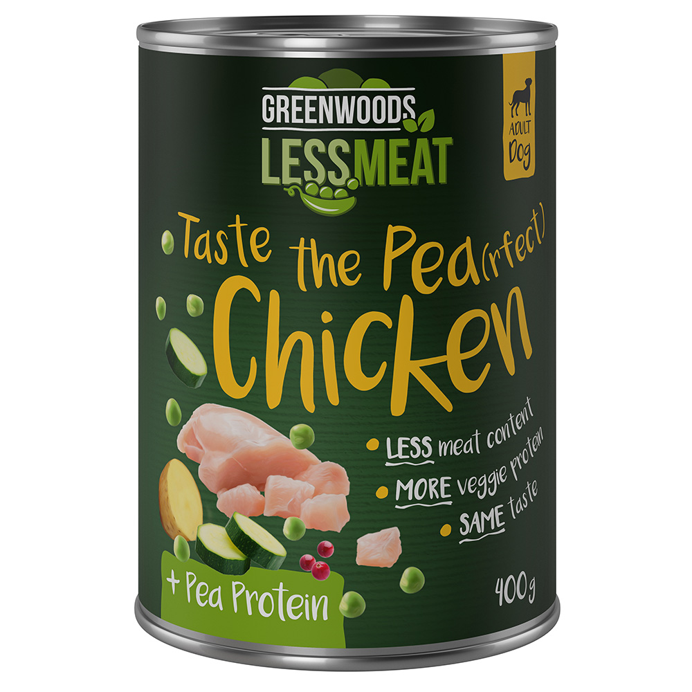 Greenwoods Less Meat z groszkiem, 6 x 400 g - Wołowina