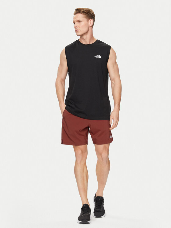 The North Face Tank top Simple Dome NF0A87R3 Czarny Regular Fit