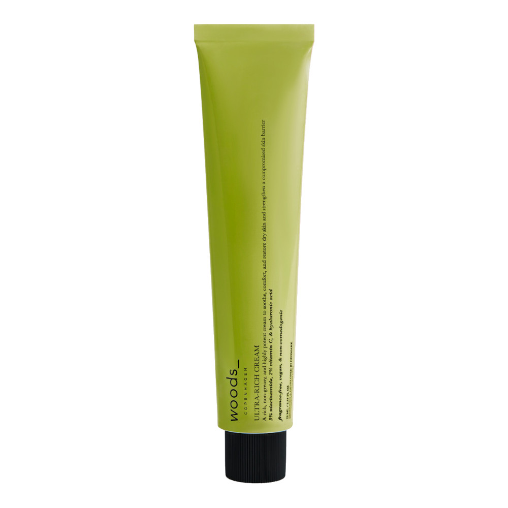 WOODS COPENHAGEN Ultra-Rich Cream bogaty krem nawilżająco-odżywczy z niacynamidem i witaminą C 75 ml
