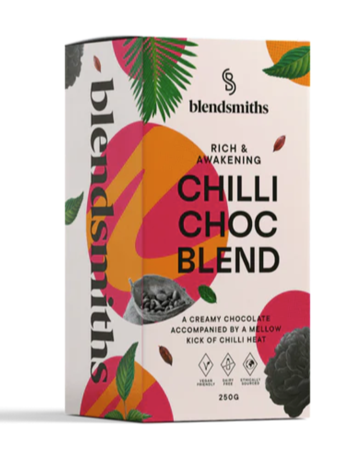 Blendsmiths Chilli Chocolate Blend, Czekolada i chilli, mieszanka rozpuszczalna, 250 g