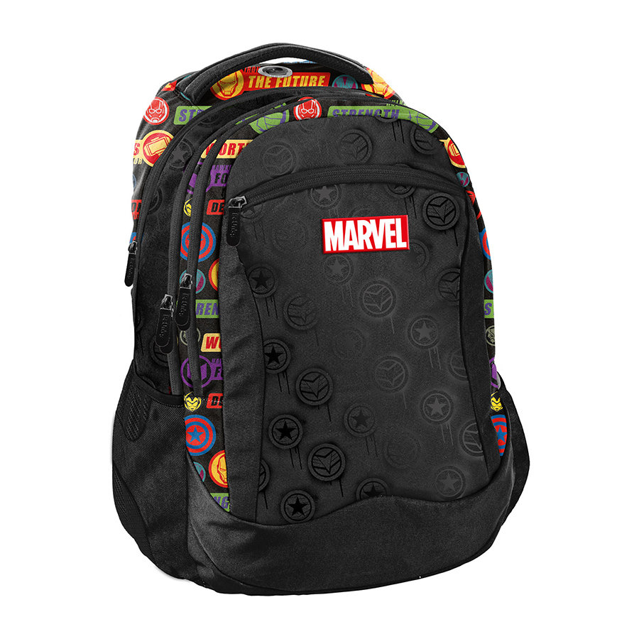 Plecak szkolny dla chłopca, Avengers, Spider-Man, czarny, BeUniq