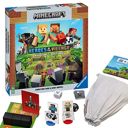Minecraft Heroes of the Village, gra planszowa, Ravensburger