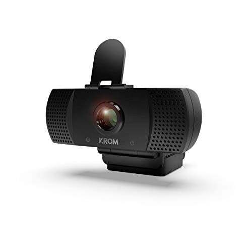 Kamera internetowa KROM Kam -NXKROMKAM- Zaprojektowana do gier - Kamera internetowa 1080p, 30 kl./s, Wbudowany mikrofon, Statyw w zestawie, USB, Cza..