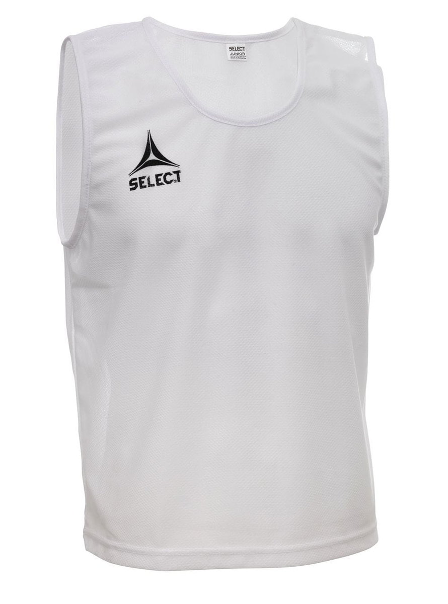 Znacznik piłkarski kamizelka dla dorosłych SELECT Basic biały