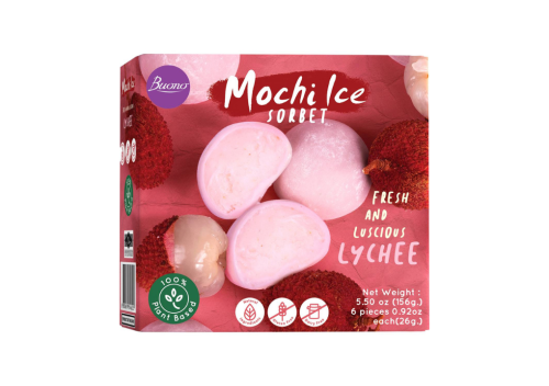 Mochi Ice Sorbet Lychee mroż. 156g Buono