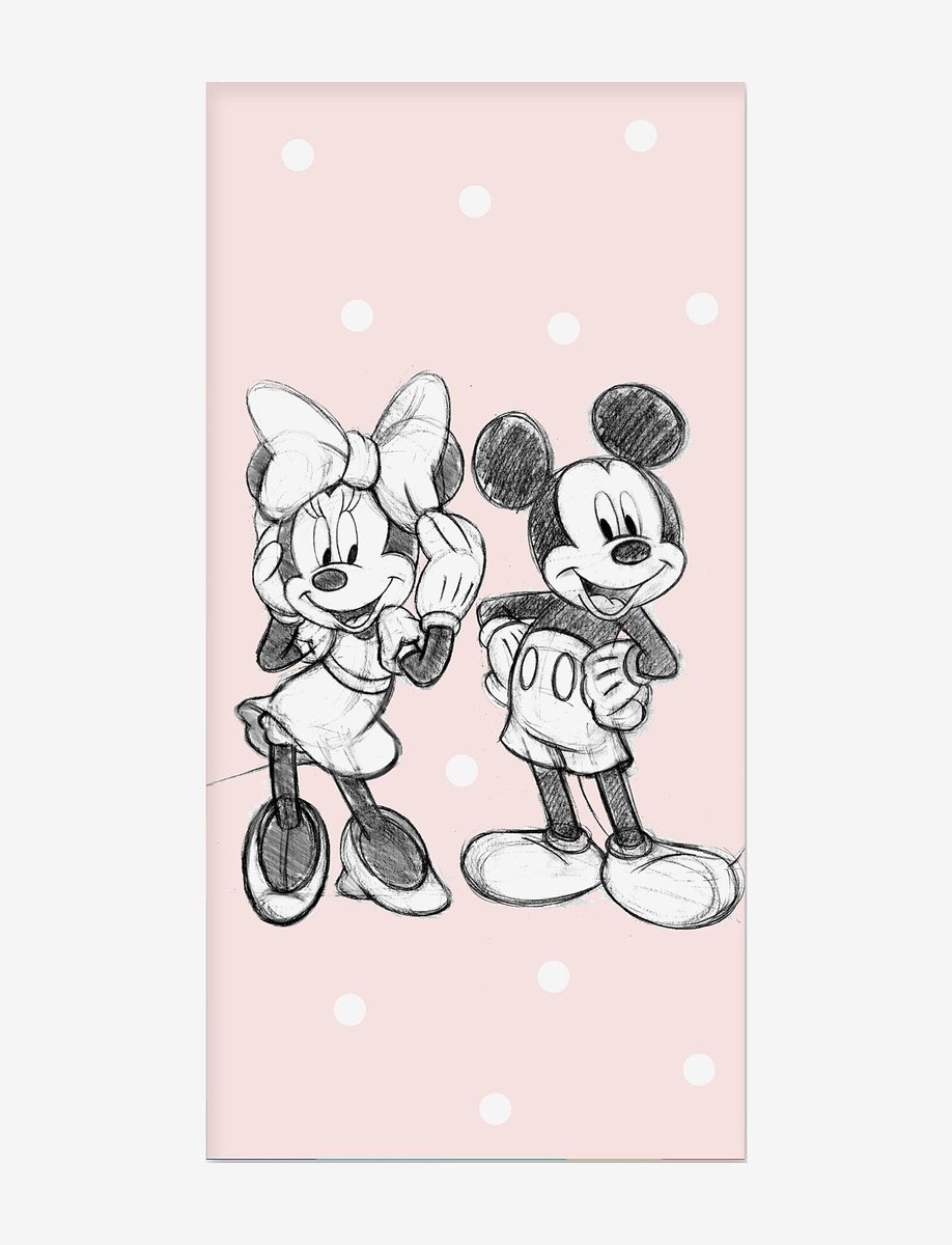 Ręcznik kąpielowy Myszka Minnie i Mickey 4503 70x140cm