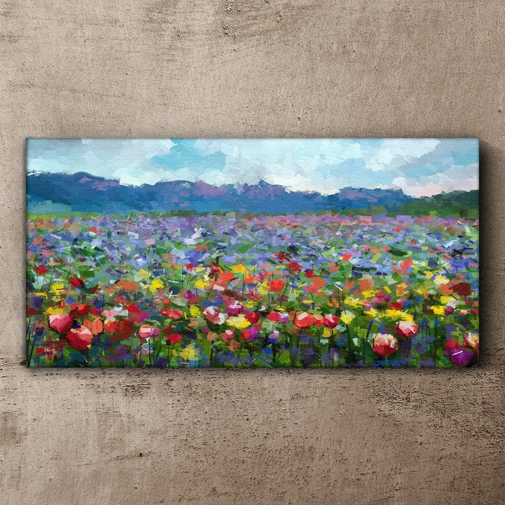 Foto-obraz na ramie płótno Kwiaty natura 120x60 cm