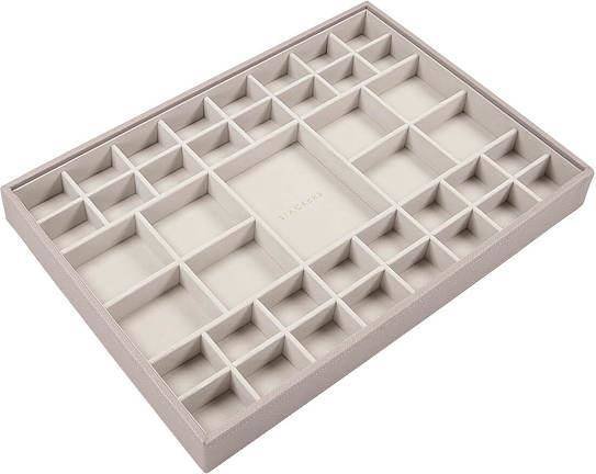 Szkatułka na biżuterię Stackers 41 komorowa supersize velvet taupe