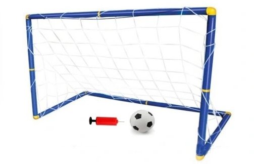 BRAMKA PIŁKARSKA Z PIŁKĄ i POMPKĄ