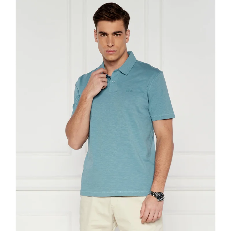 BOSS ORANGE Polo slub | Regular Fit