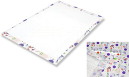 Podkład chłonny dla dzieci niezastąpiony w codziennej pielęgnacji - pikowany wkład chłonny z superabsorbentem + folia z kolorowym nadrukiem - przyjemn