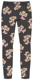 Legginsy dziewczęce ze Skye Psi Patrol Szare