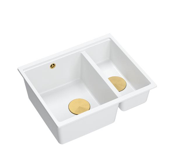 Quadron LOGAN 150 HCQL5646U1-G1_I Granitowy Snow white/Złoty