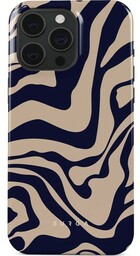 Burga Etui Vigilant Tough MagSafe do iPhone 15 Pro Max, beżowo-granatowe