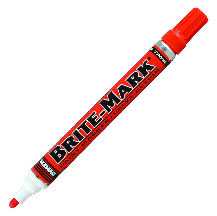 Dykem Brite Mark 916  Marker Pomarańczowy Med