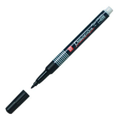 Marker suchościeralny, Sakura Permapaque, Fine, 049 Black