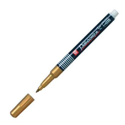 Marker szybkoschnący, Sakura Permapaque, fine, 051 Gold
