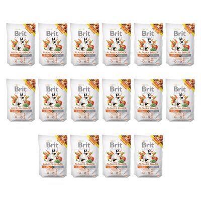 Karma dla gryzoni BRIT Animals Alfalfa Snack 16 x 100 g