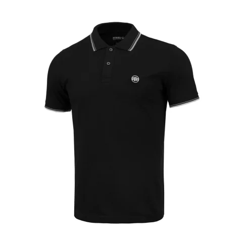 Pit Bull Koszulka Polo Pique Stripes Regular Black