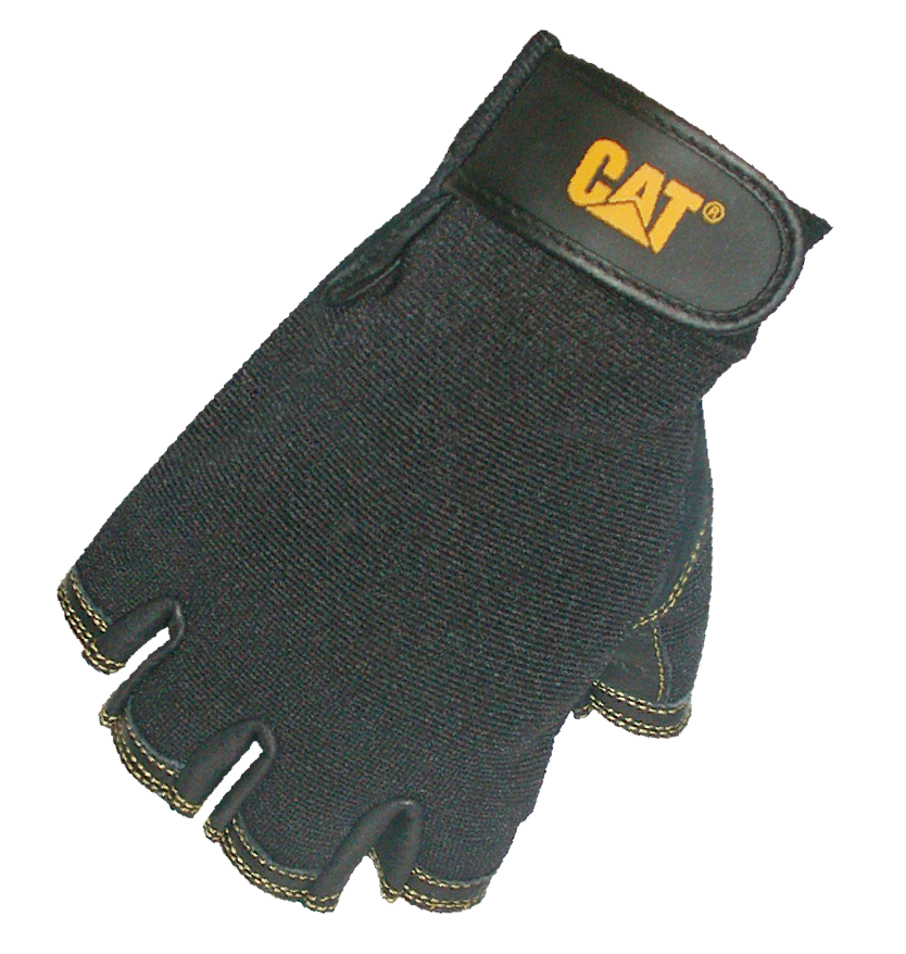 CAT Rękawice Half Finger Reversed pigskin grain XL