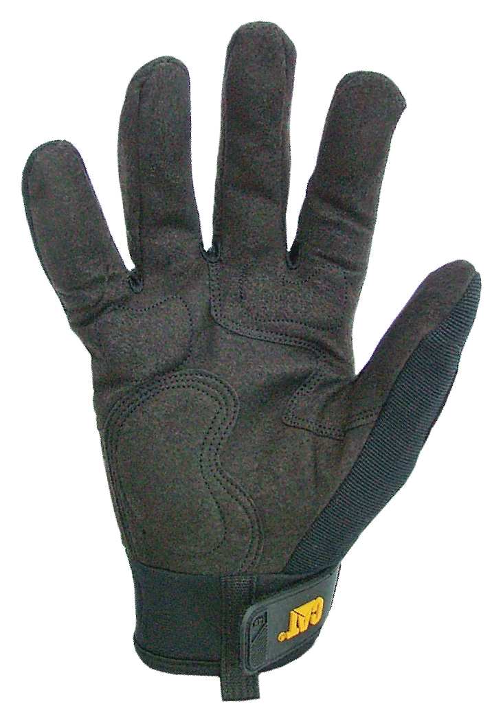 CAT Rękawice PU Synthetic Leather Pad Spandex Back m