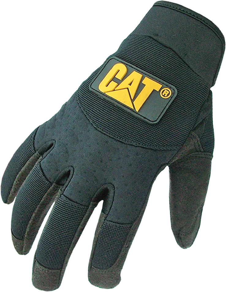 CAT rękawice PU synthetic Leather Pad Spandex Back xl