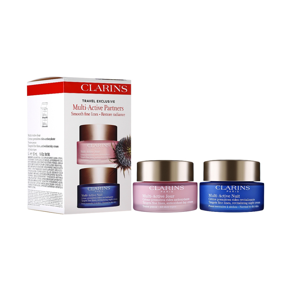 Clarins Multi-Active Partners Zestaw Do Pielęgnacji Twarzy