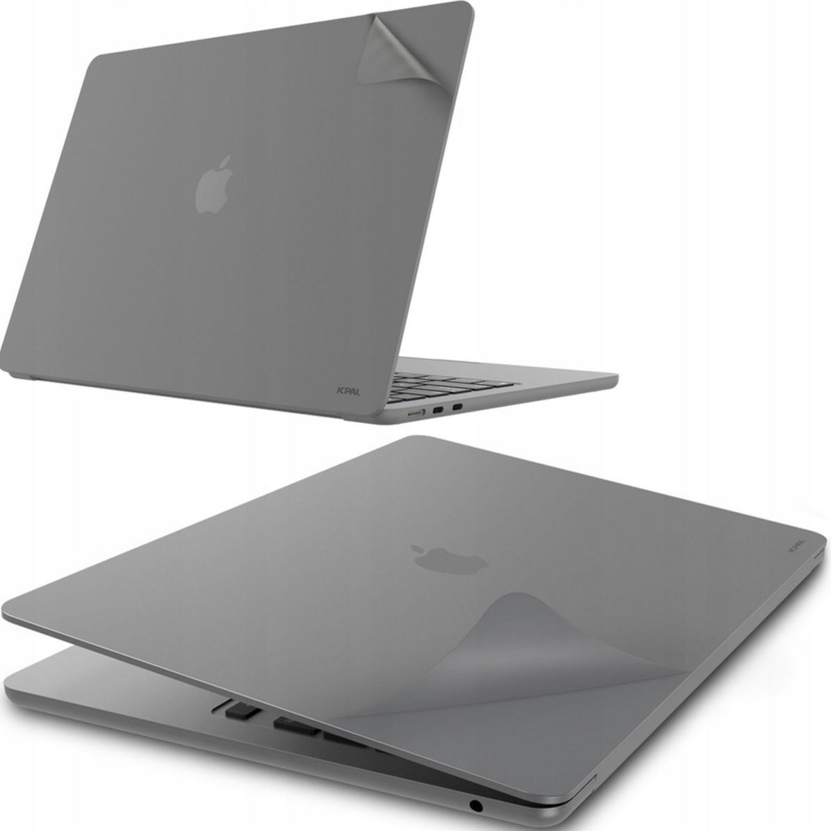 JCPAL MacGuard Folia do MacBook Air 13 M2 / M3 - Srebrne (Silver)