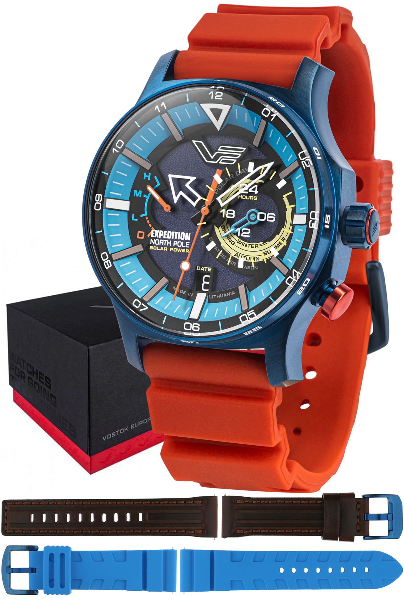 Zegarek Vostok Europe VS57-595D736SR Expedition North Pole 1 Polar Ice Solar 47mm
