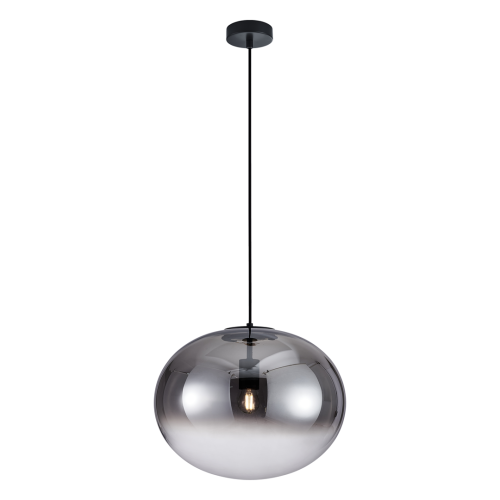 Campania lampa wisząca 1xE27 czarna ML0341