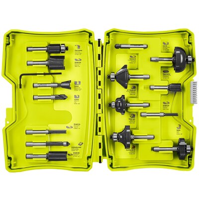 Ryobi Zestaw frezów (15 szt) | RAKRBS15