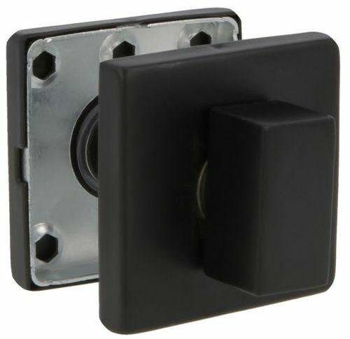 Blokada WC 10RX szyld kwadrat inox czarn