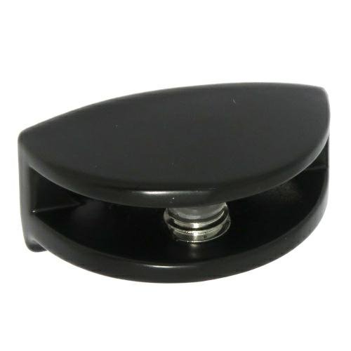 Podpórka Uchwyt półki szklanej CZARNA 6mm Mod.32