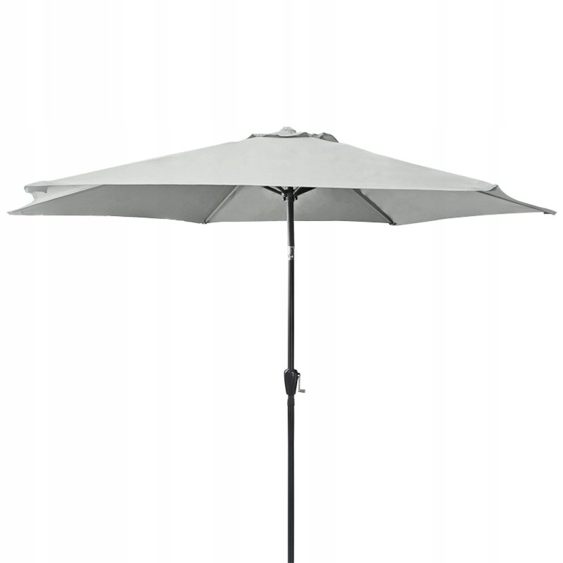 DUŻY SKŁADANY REGULOWANY PARASOL POCHYLNY OGRODOWY 270CM BOSTON J. SZARY