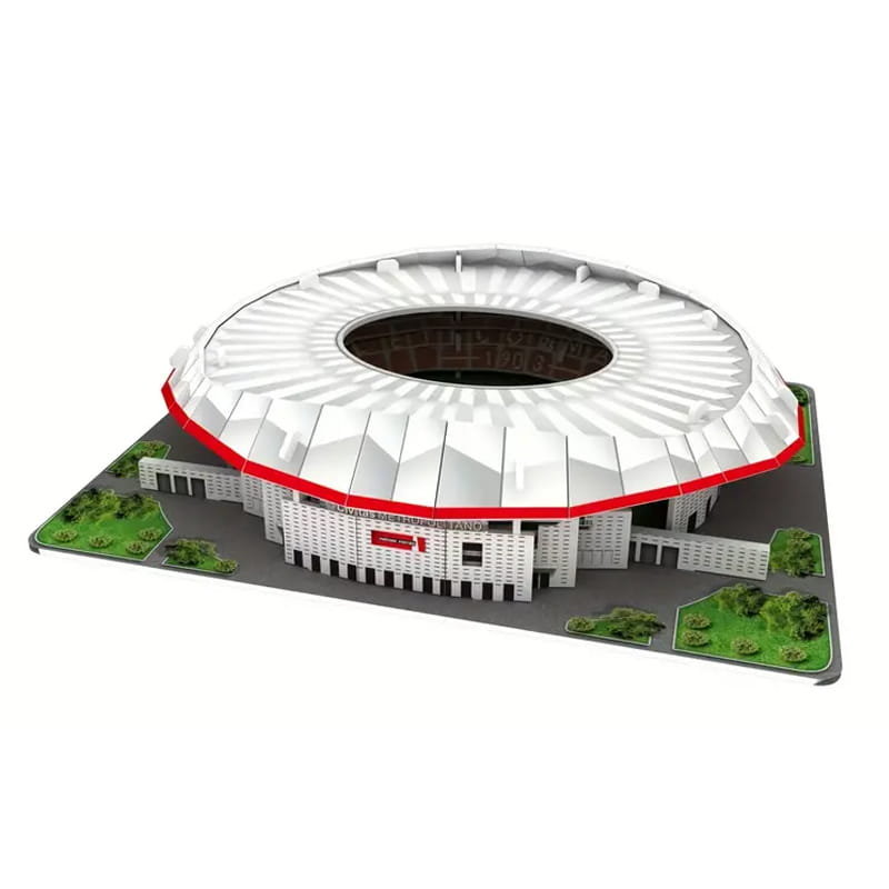 Mini stadion piłkarski - WANDA METROPOLITANO - Atlético Madryt FC - Puzzle 3D 25 elementów