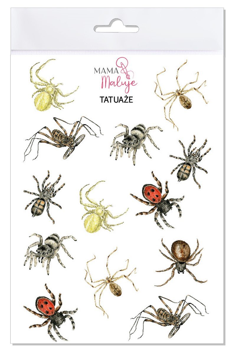 Tatuaże Zmywalne Pajęczaki 2