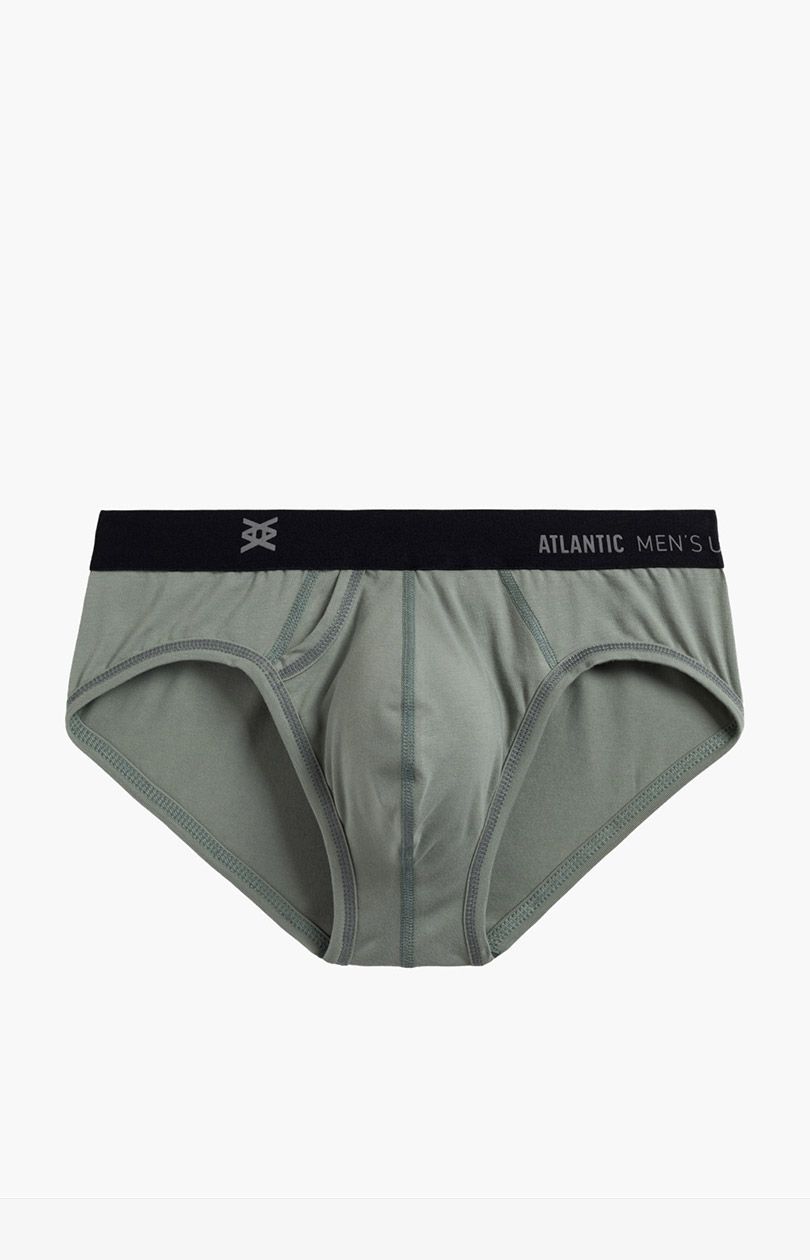 Slipy męskie jasny khaki Sport MP-162, Kolor jasny khaki, Rozmiar M, ATLANTIC - Intymna
