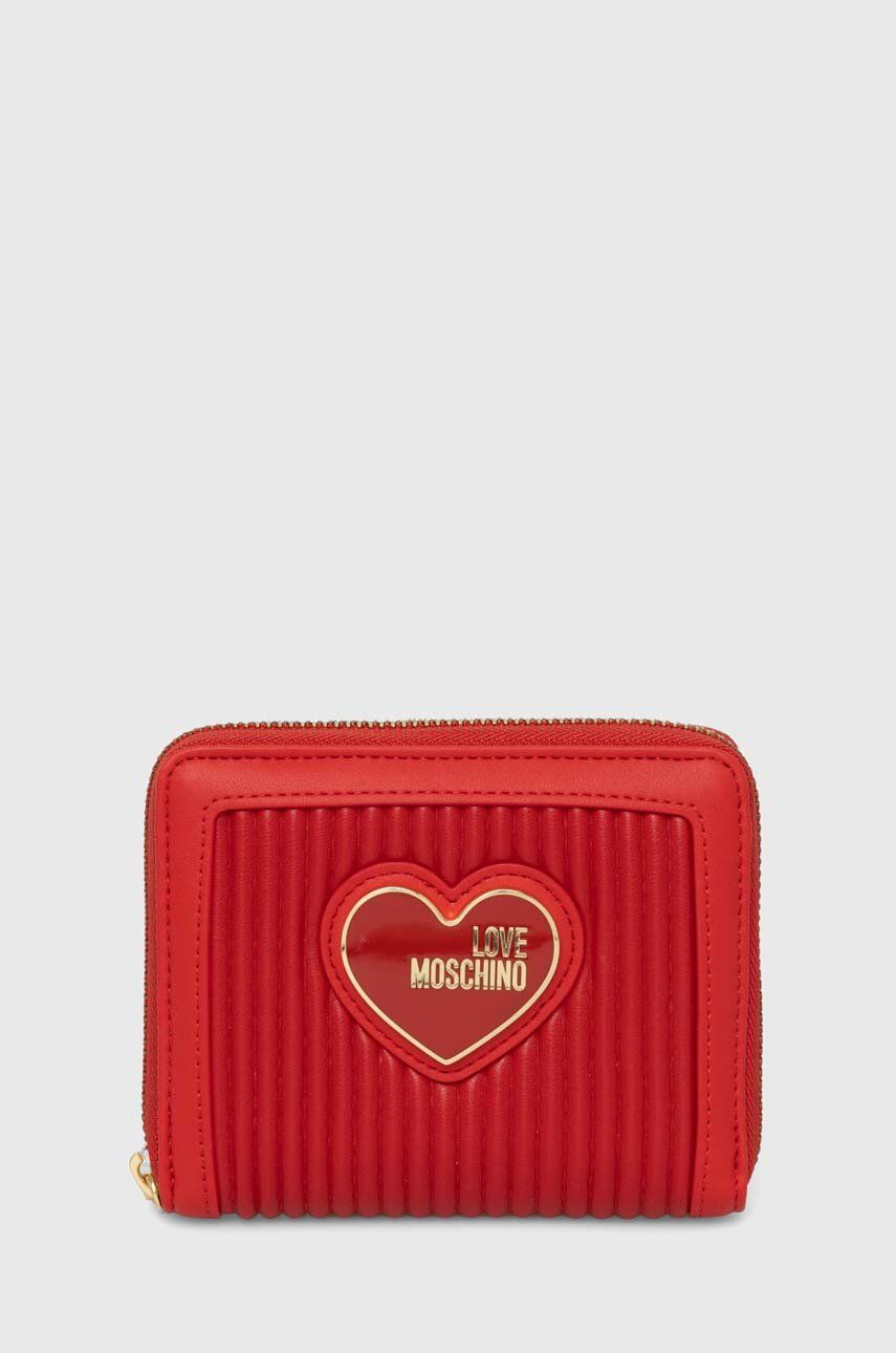 Love Moschino portfel damski kolor czerwony JC5619PP1GLA1500