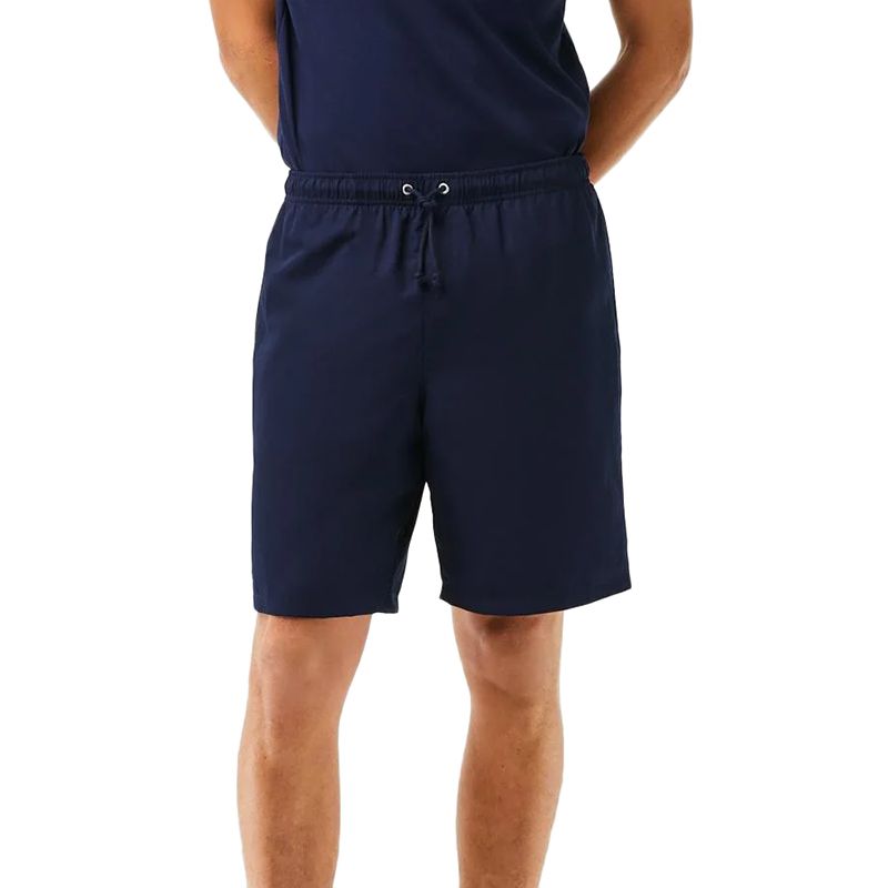 Spodenki Lacoste Erkek Classic Fit Beyaz Sort GH353T-166 - granatowe