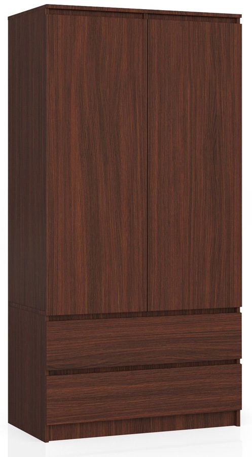 Klasyczna szafa na ubrania wenge S9-G58