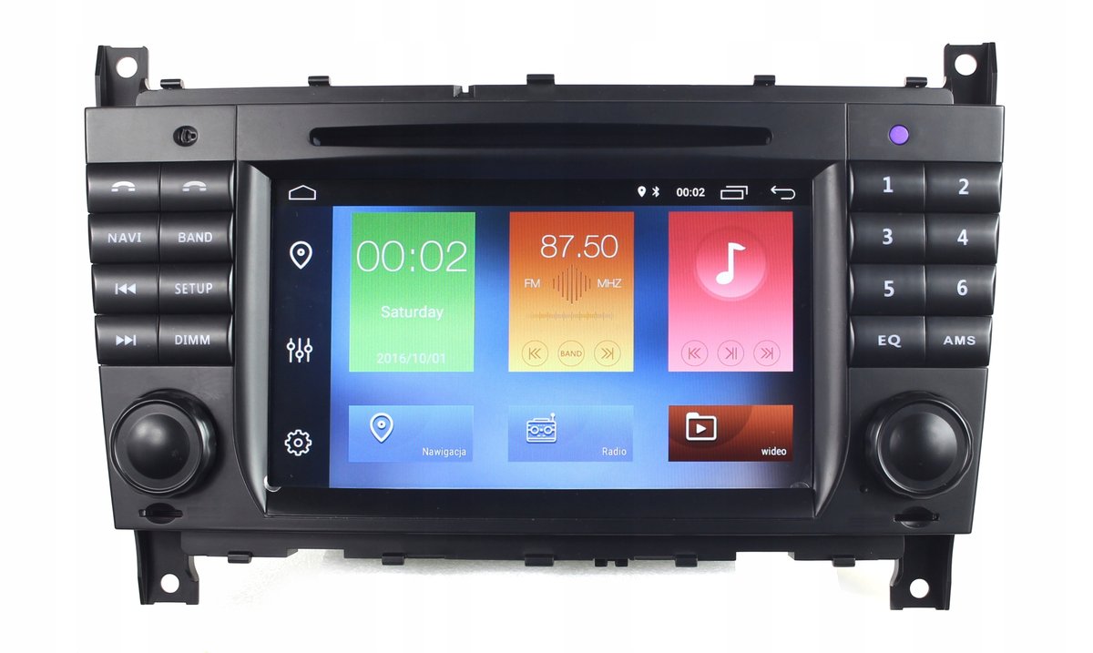 Radio Nawigacja Mercedes W209 Clk 2003-07 Android