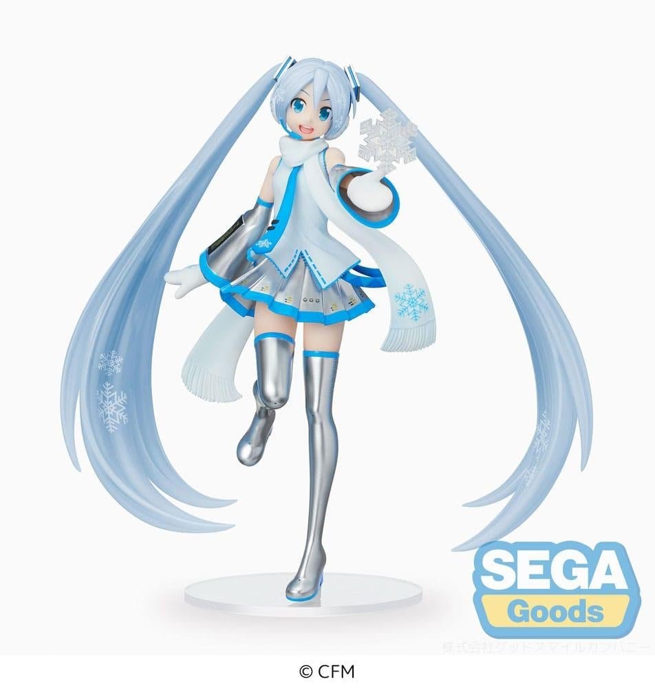 hatsune miku - snow miku sky town ver. - figurka luminasta 22cm