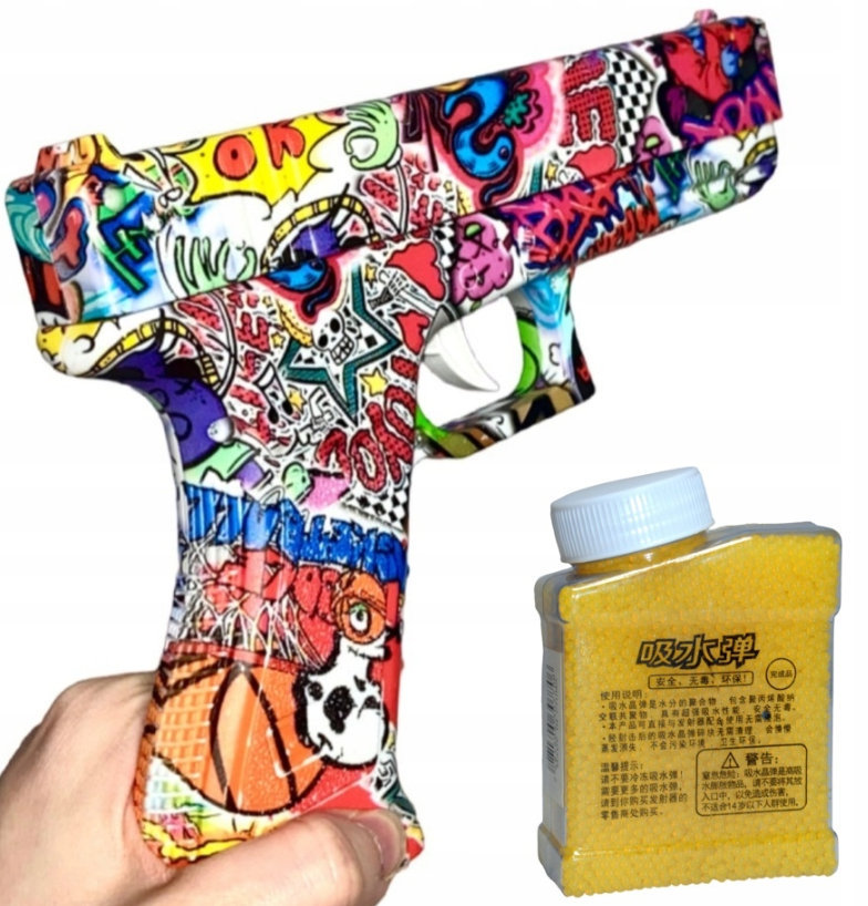 GLOCK Pistolet na Kulki ŻELOWE Pistolety + KULKI ŻELOWE 20 TYS