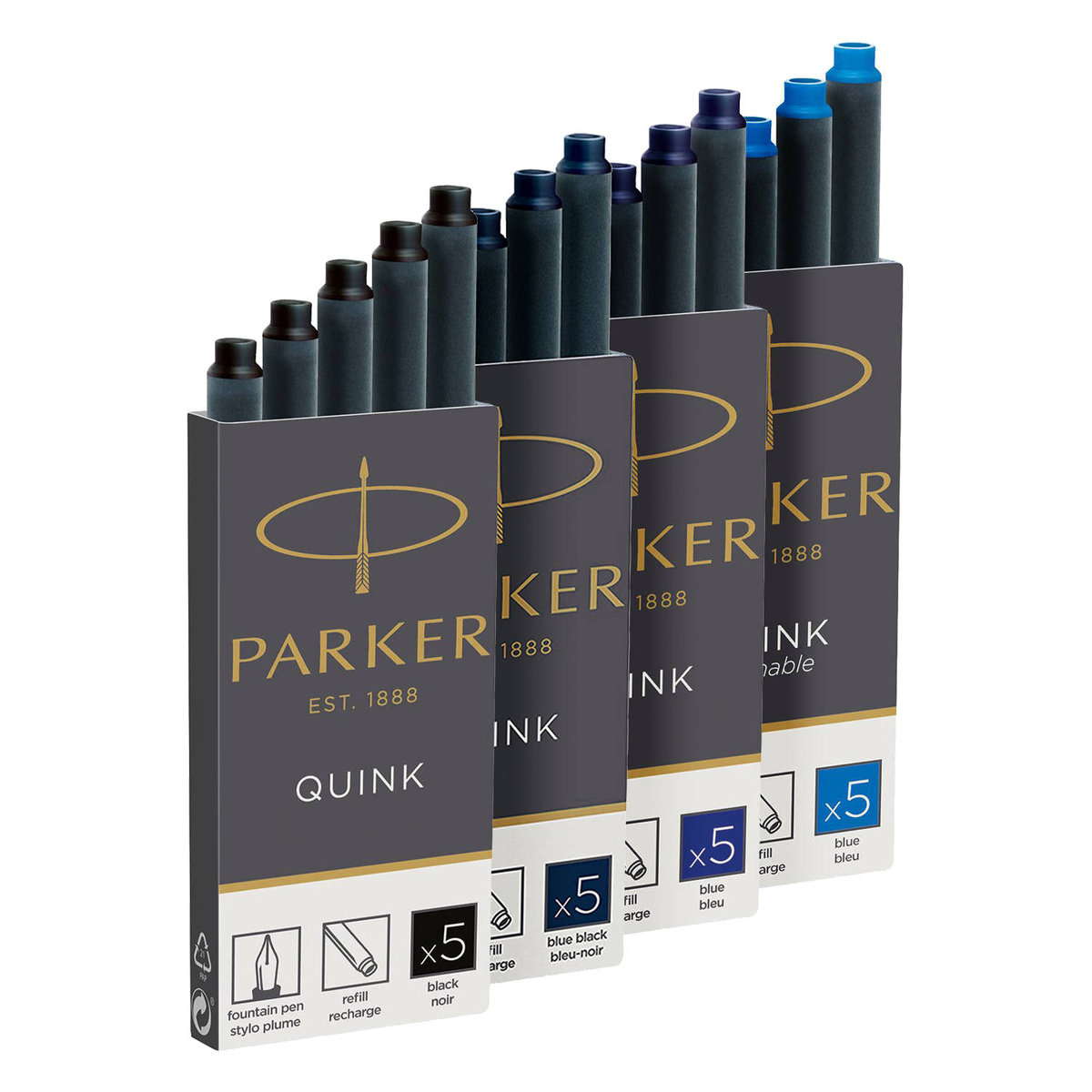 Zestaw naboi Parker 1950382+1950383+1950384+1950385
