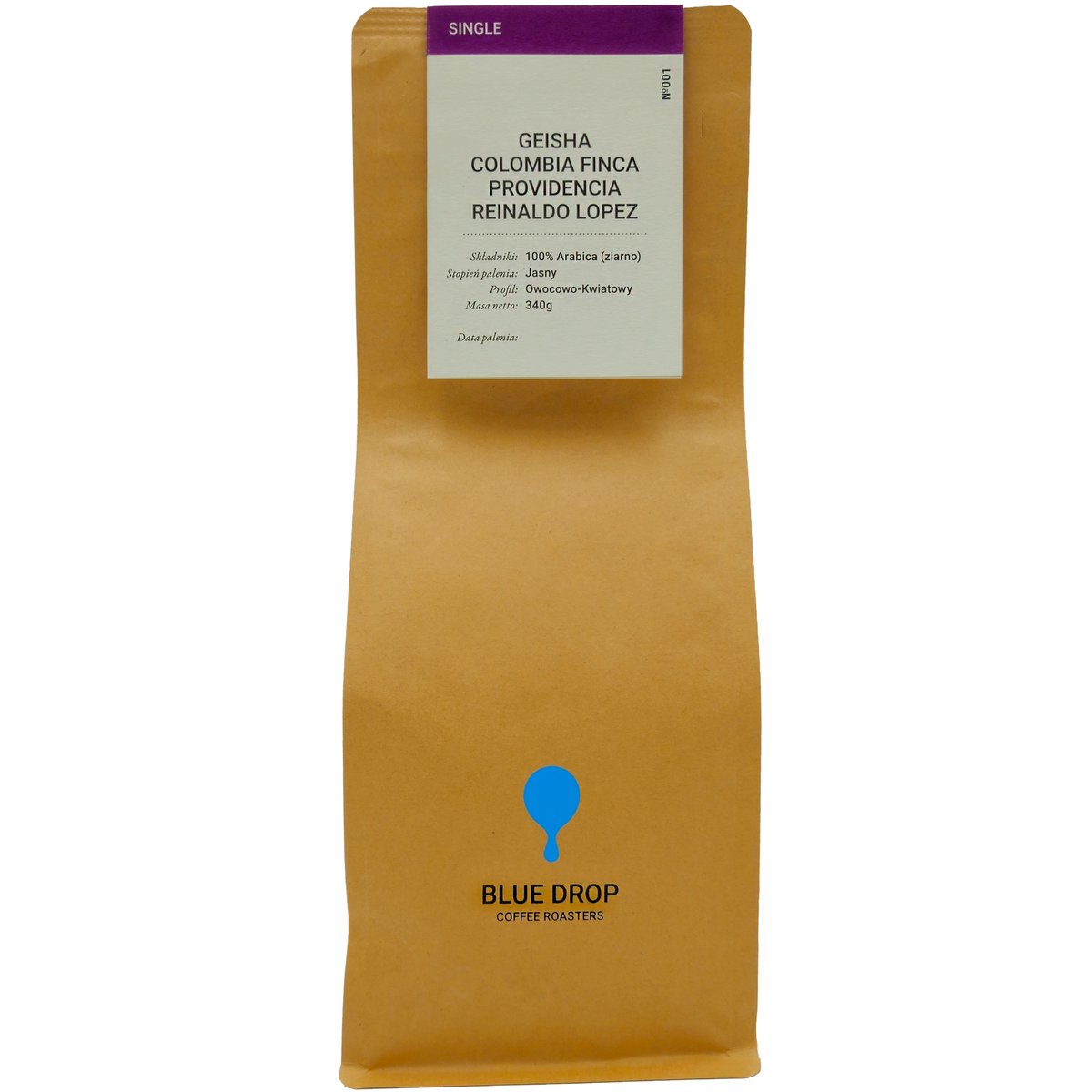 Kawa ziarnista Kolumbia Geisha Reinaldo Lopez 340g