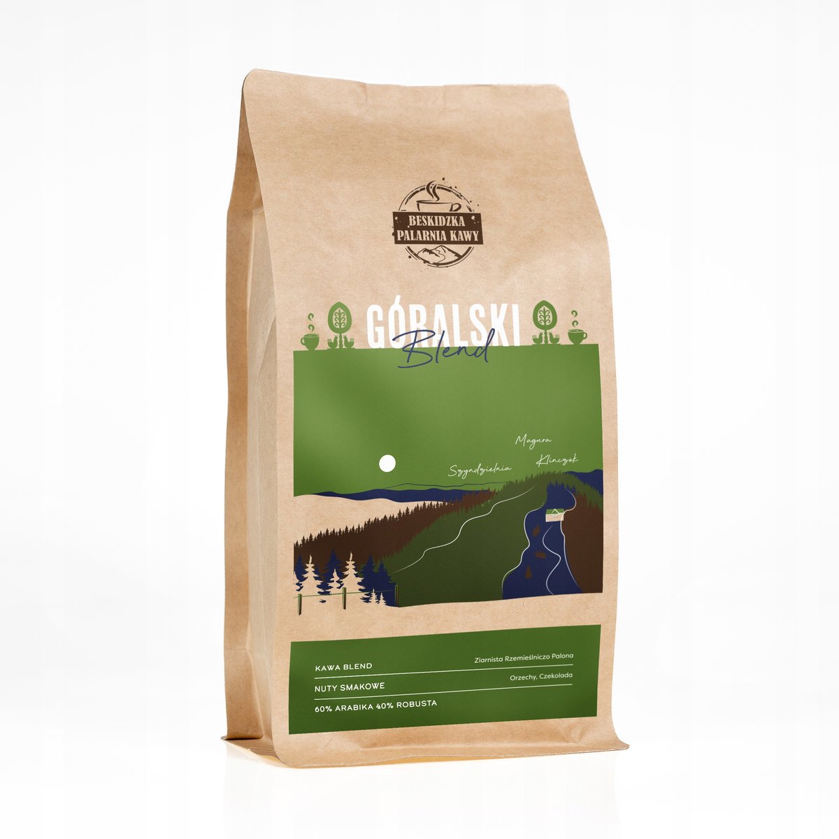 ŚWIEŻO PALONA KAWA MIELONA GÓRALSKI BLEND 500g SPECIALITY