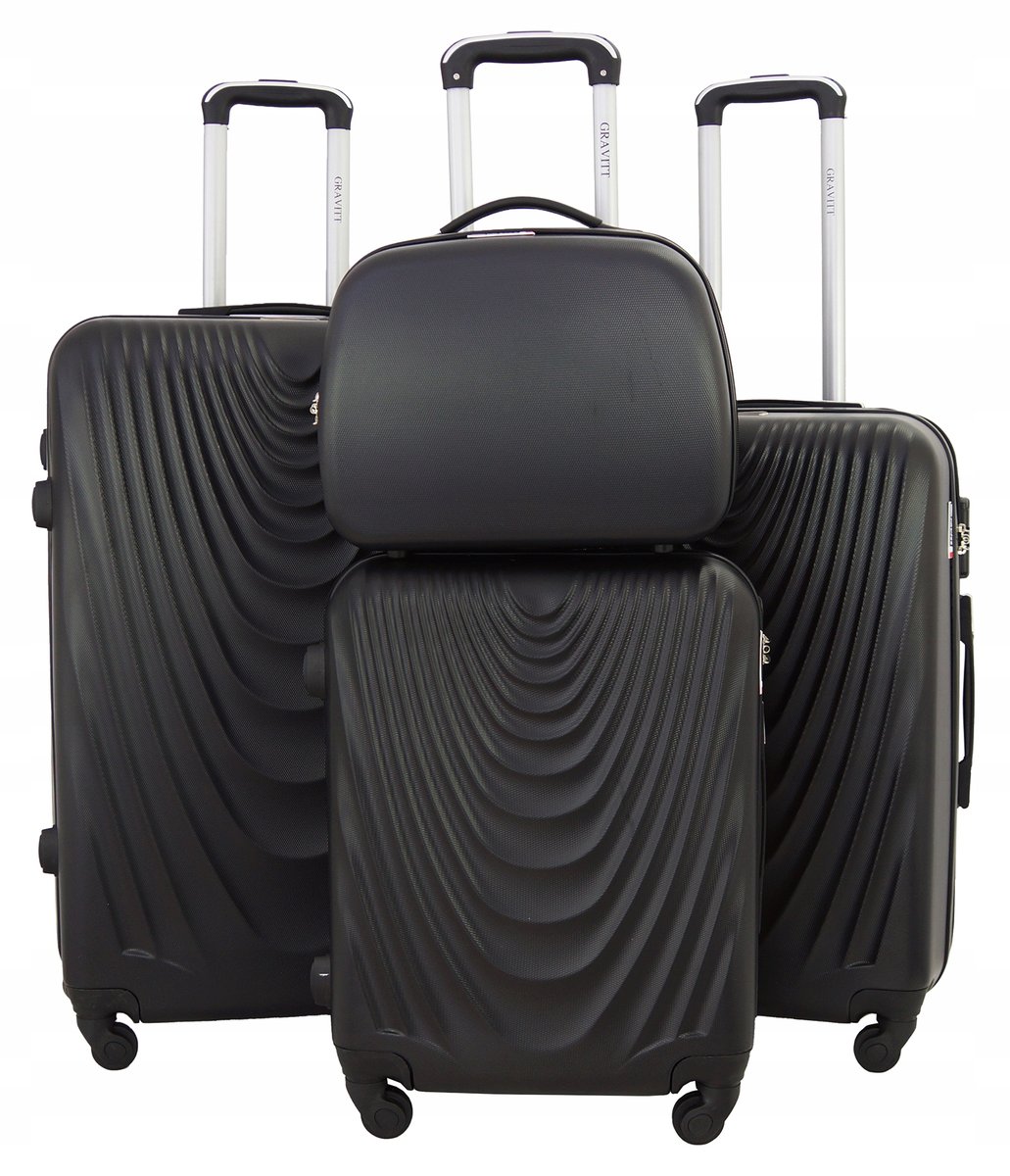 Walizka twarda zestaw 4w1 Gravitt ABS 1050 200 l