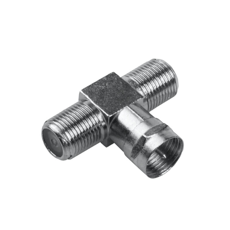 Adapter wtyk F - 2 x gniazdo F