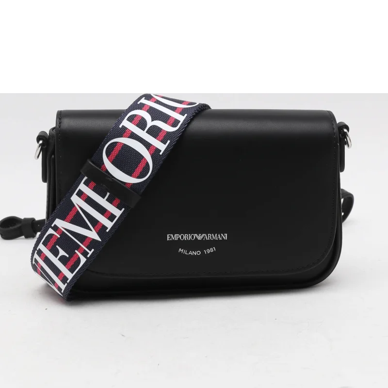 Emporio Armani Skórzana listonoszka/torebka na ramię